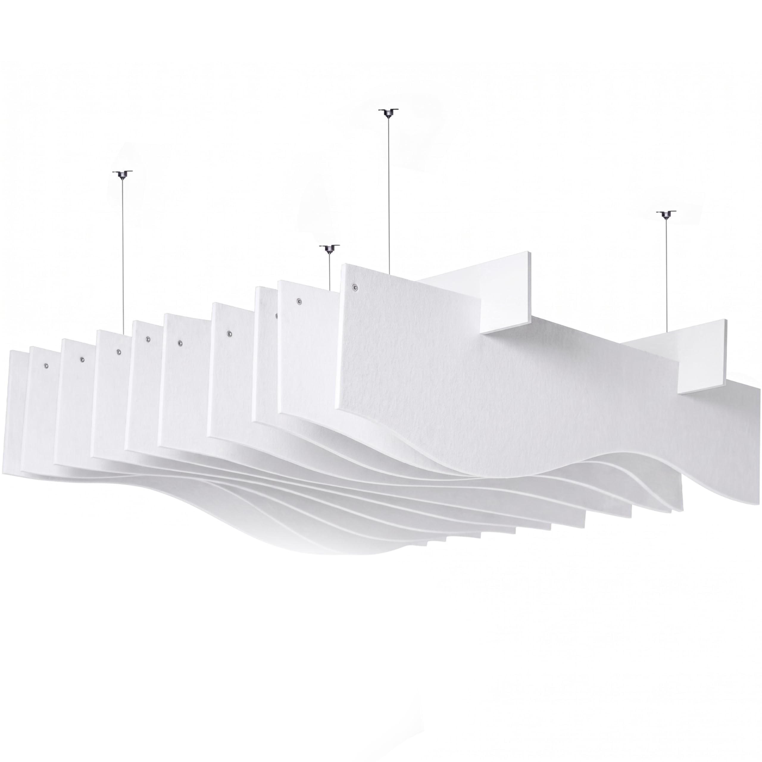 Wave Acoustic Ceiling Waffle Panel