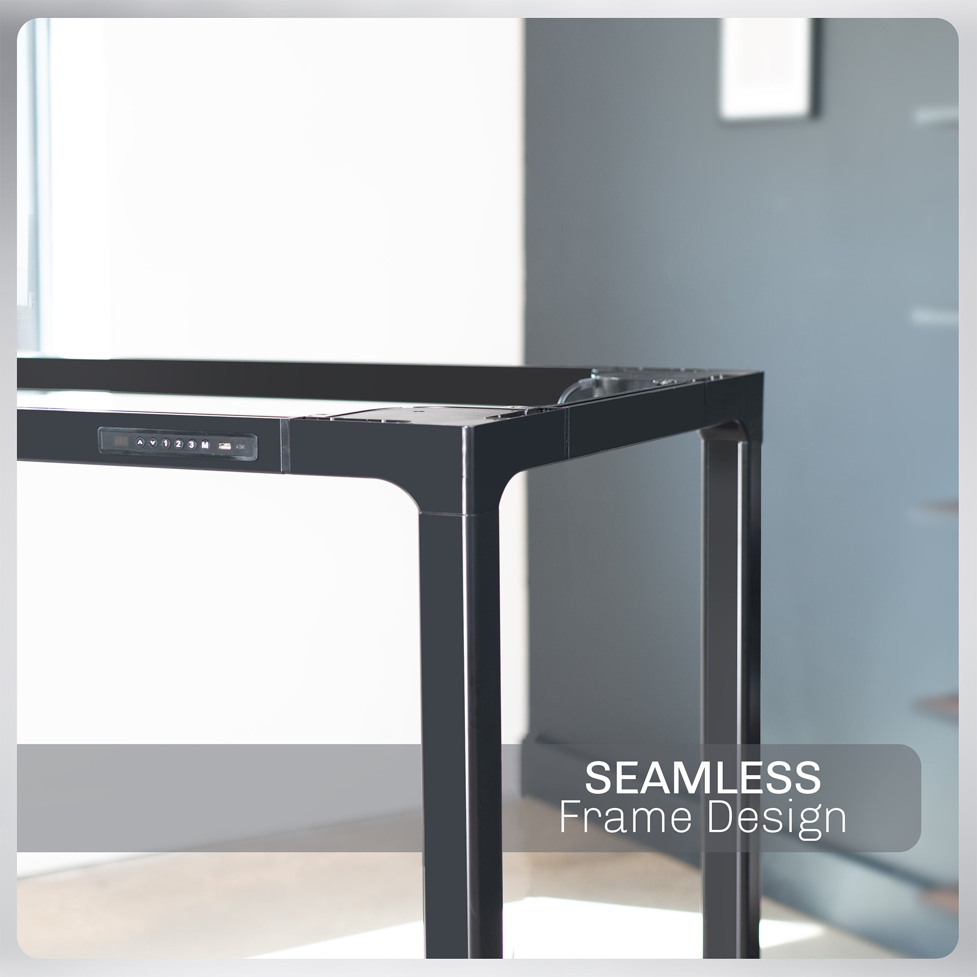 Premium Electric 4-Leg Quad Motor Desk Frame