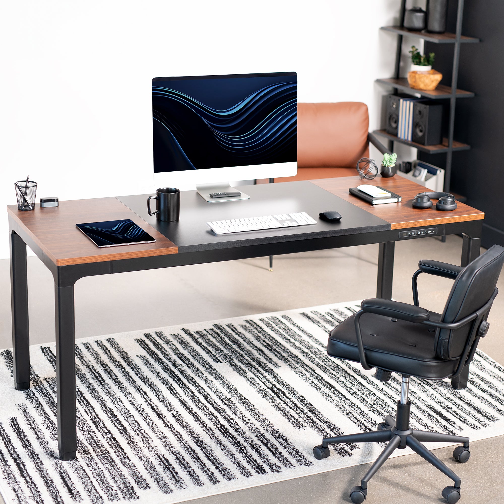 Premium Electric 4-Leg Quad Motor Desk Frame