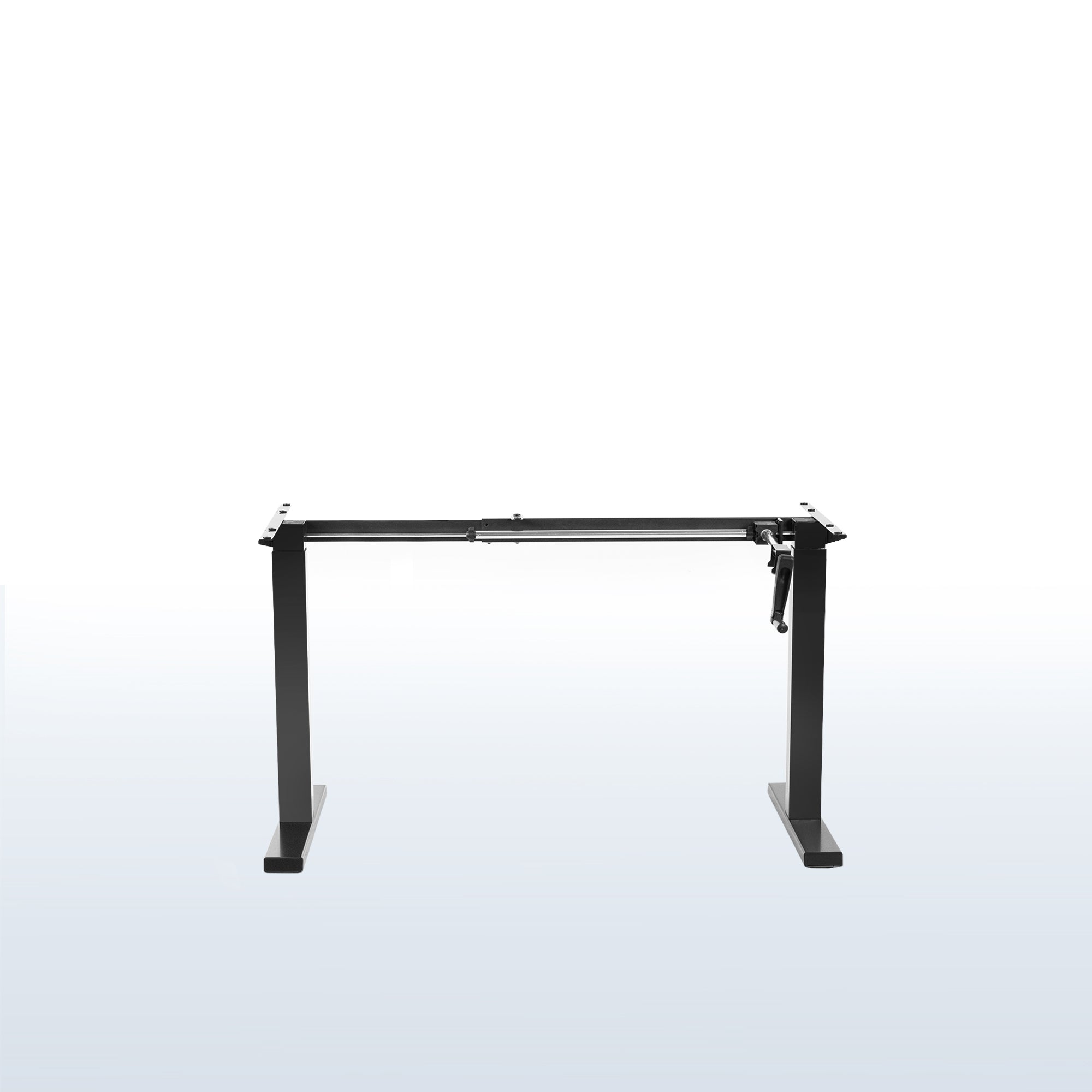 Compact Crank Height Adjustable Desk Frame