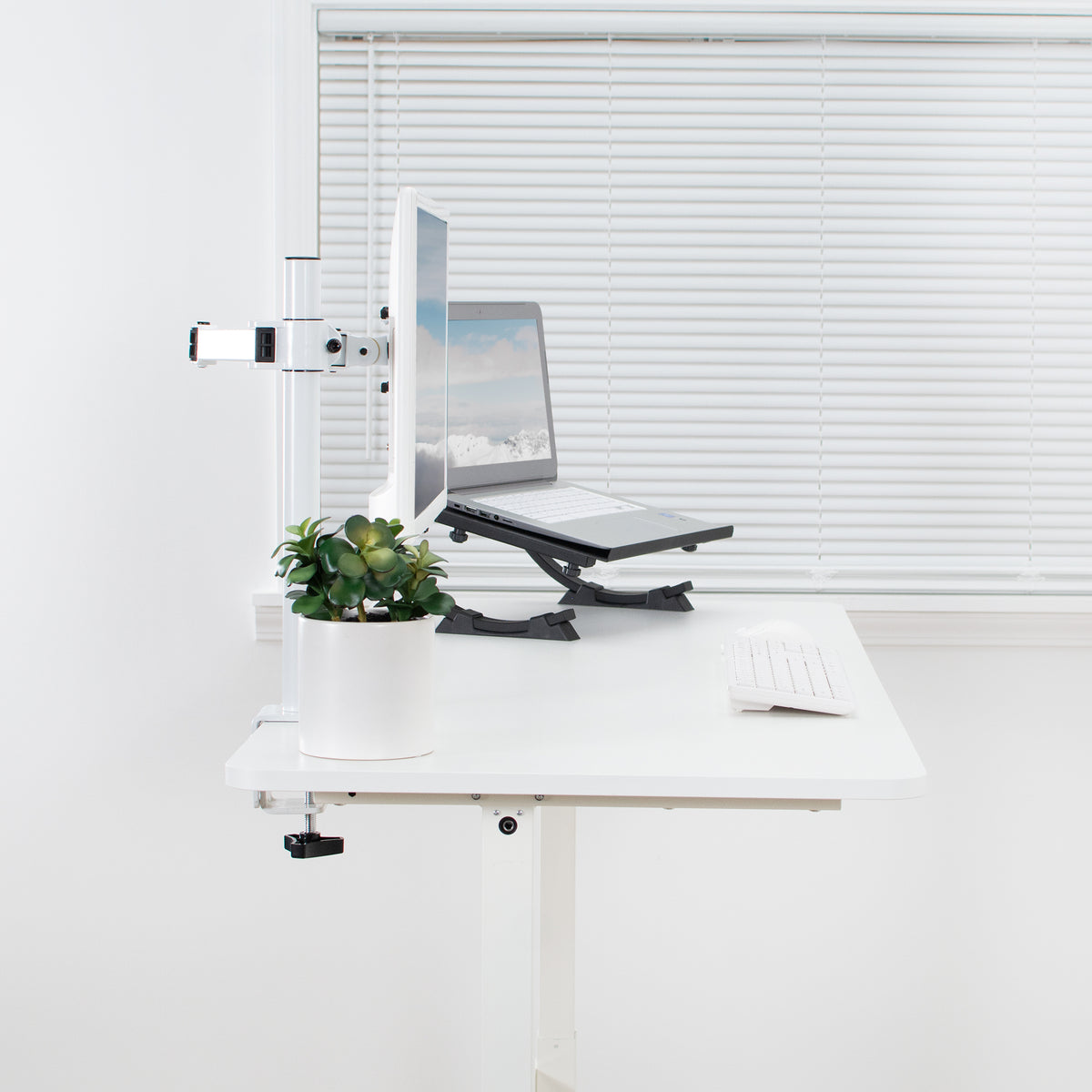 55" x 24" Crank Height Adjustable Desk