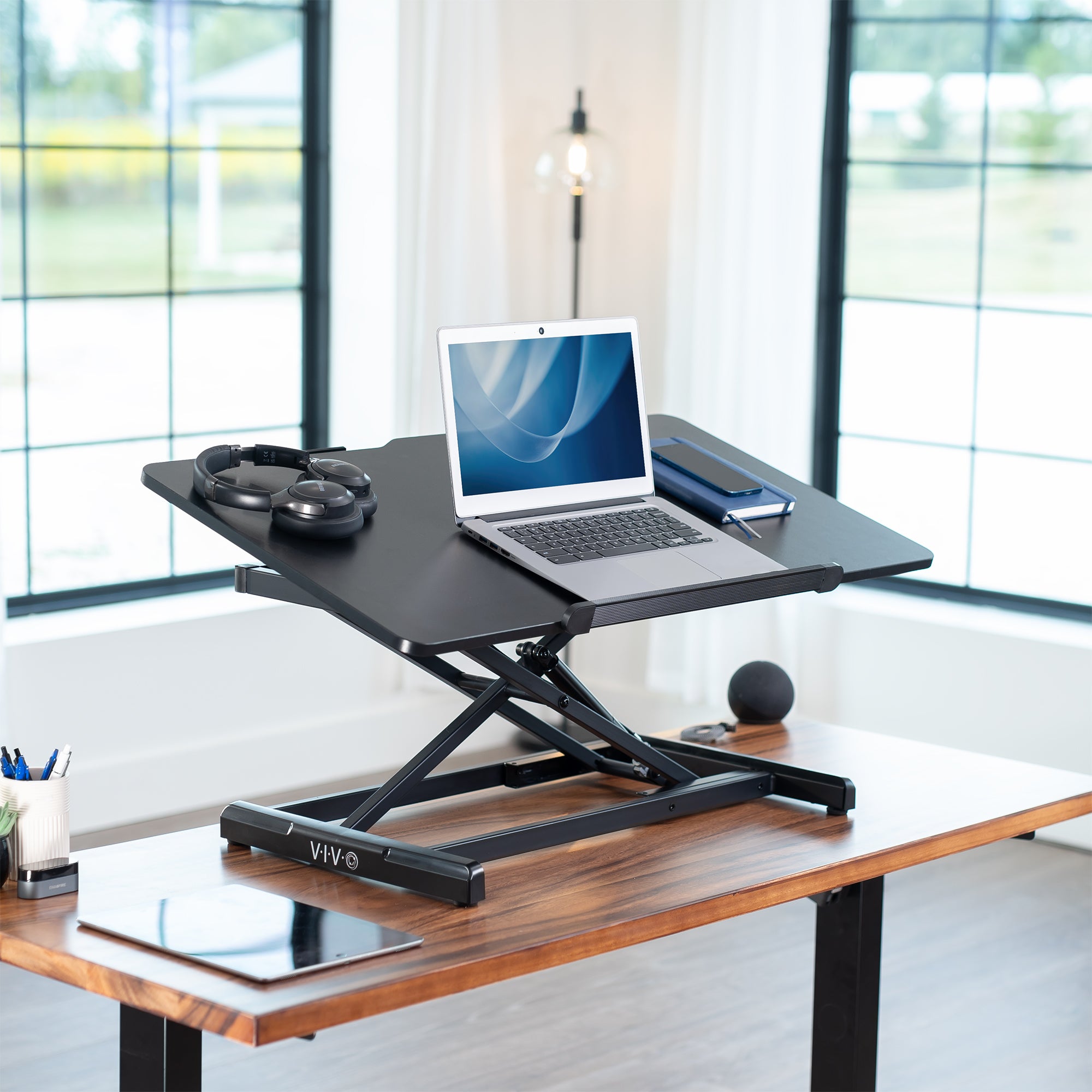 36" Single Top Tilting Desk Riser
