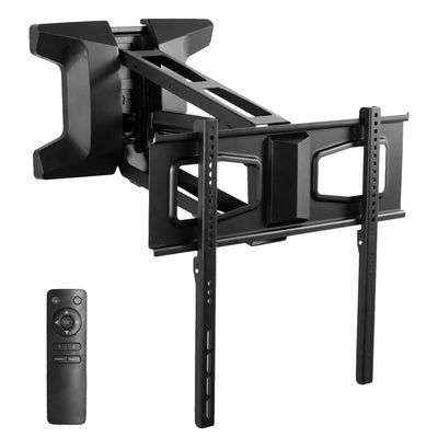 Electric TV wall mount from VIVO with remote control.