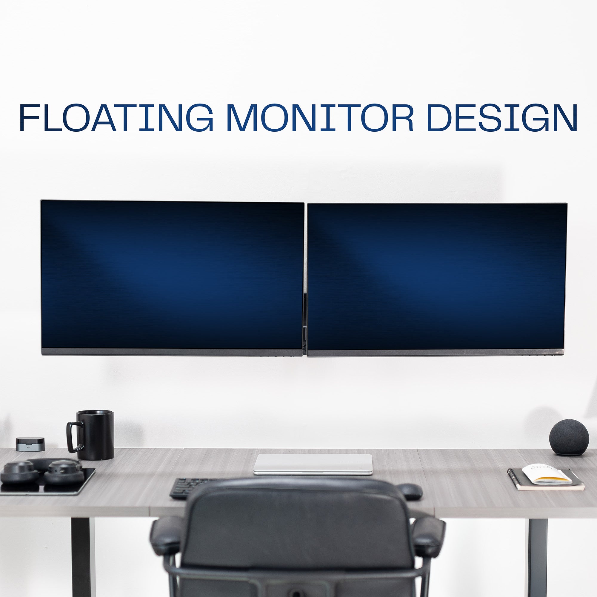 Dual mechanical wall mount.