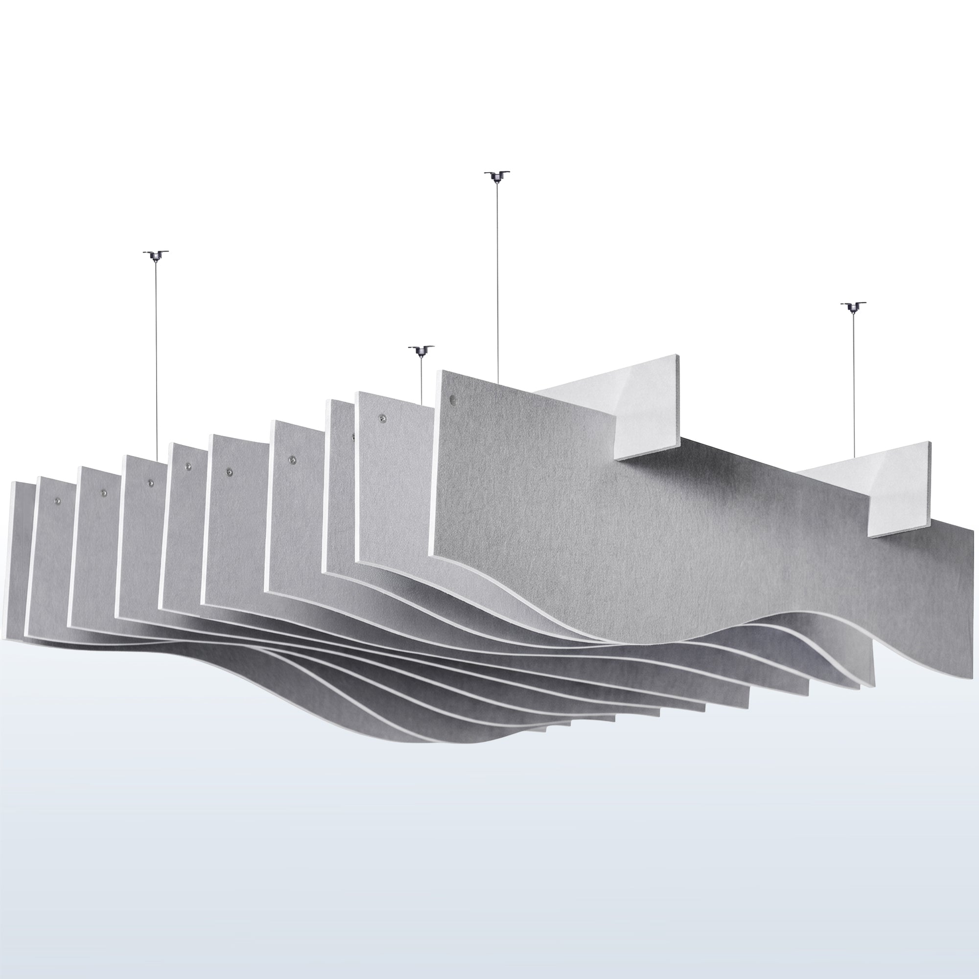 Wave Acoustic Ceiling Waffle Panel