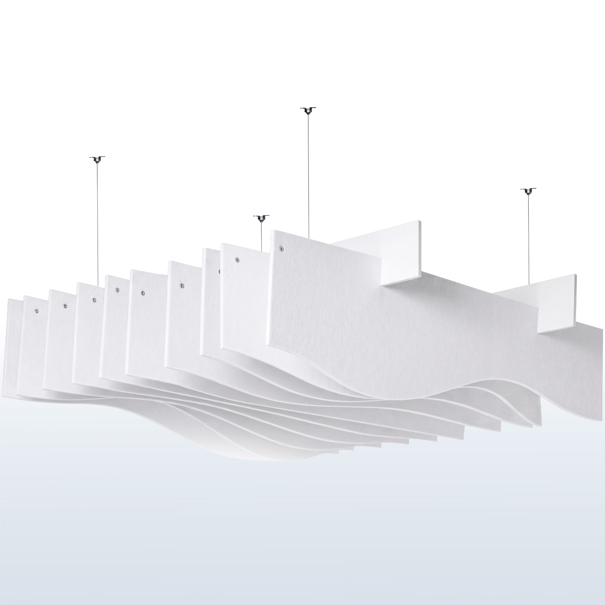 Wave Acoustic Ceiling Waffle Panel