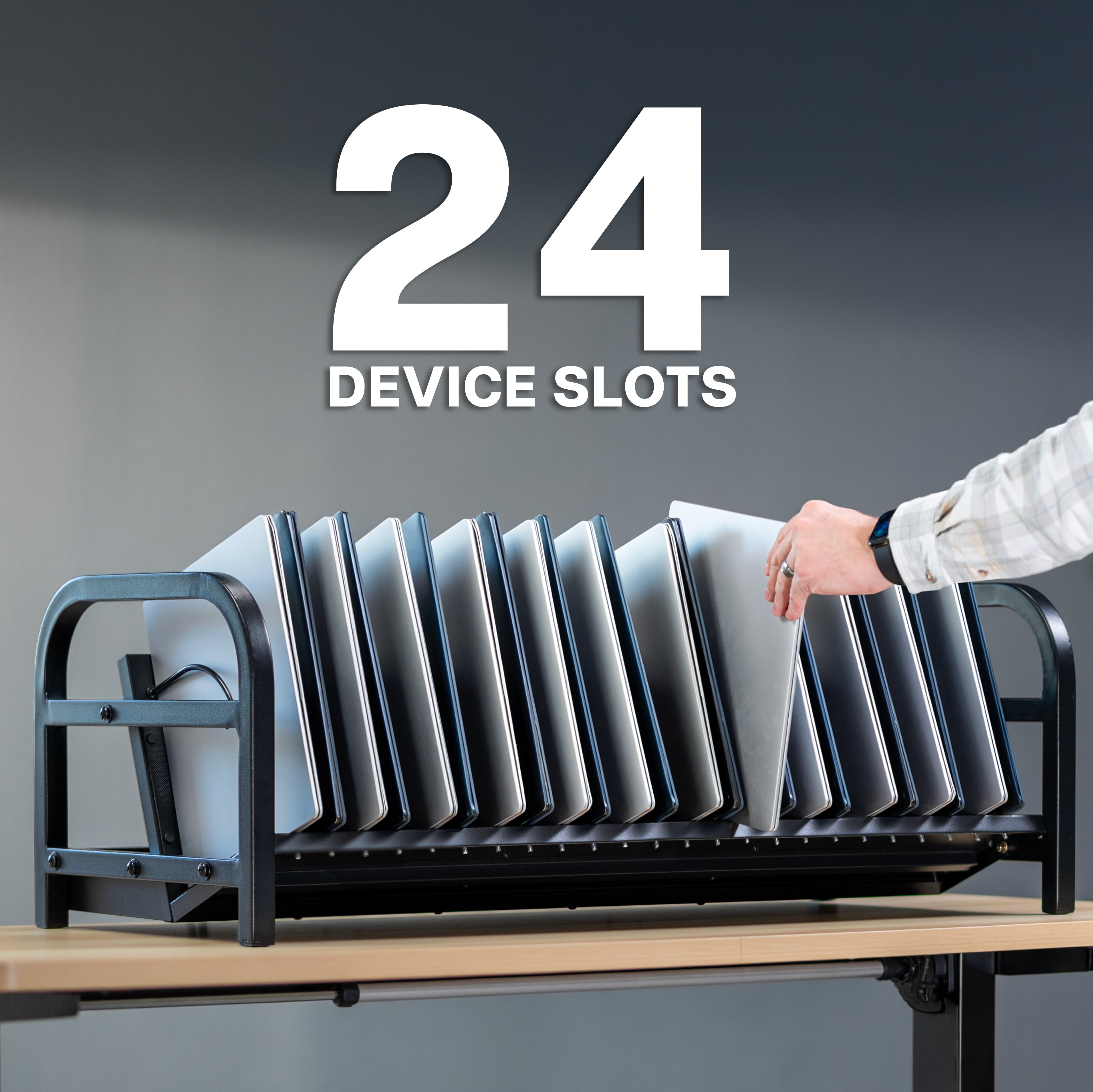 24-Device Open Charging Station