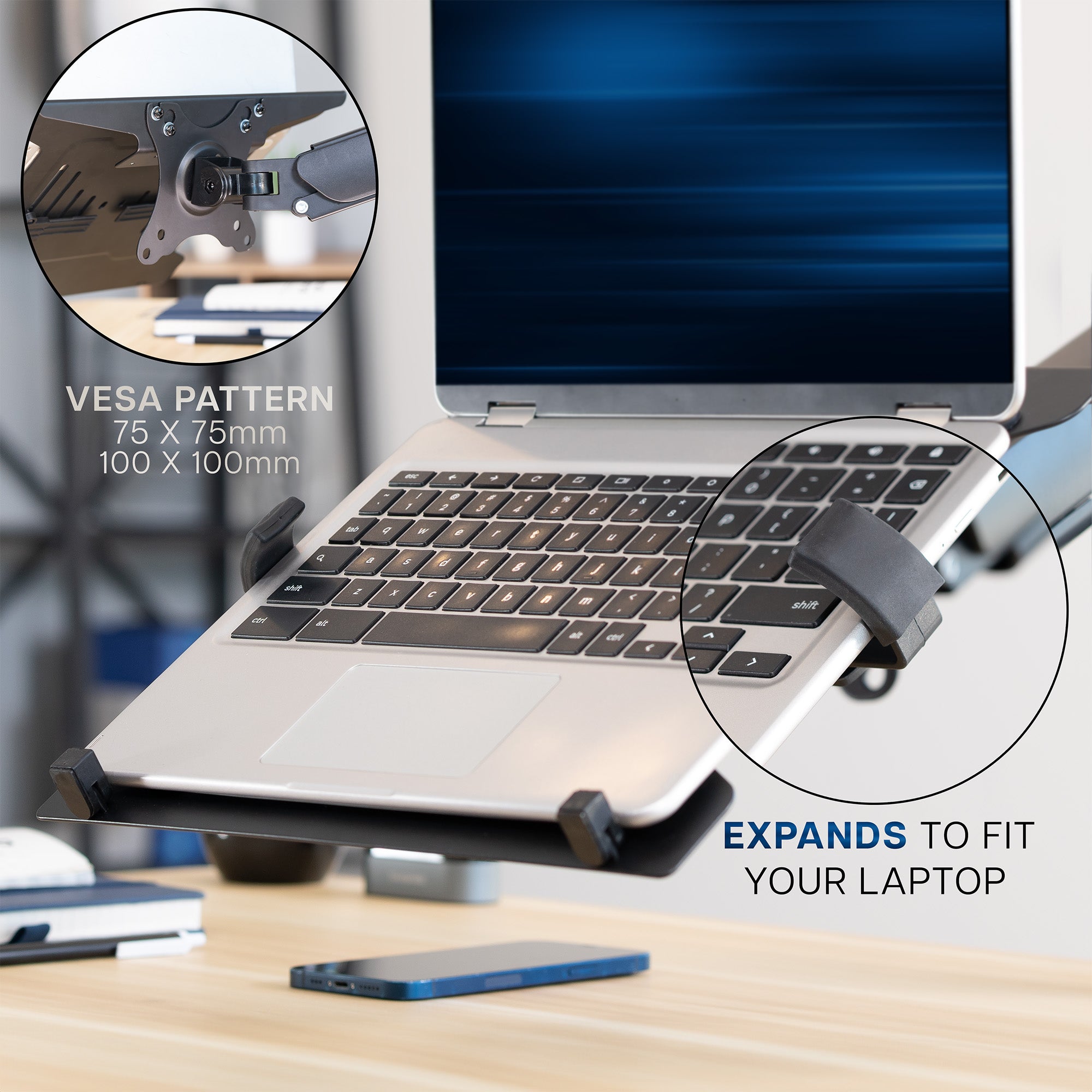 Mechanical Arm Single Laptop Desk Mount