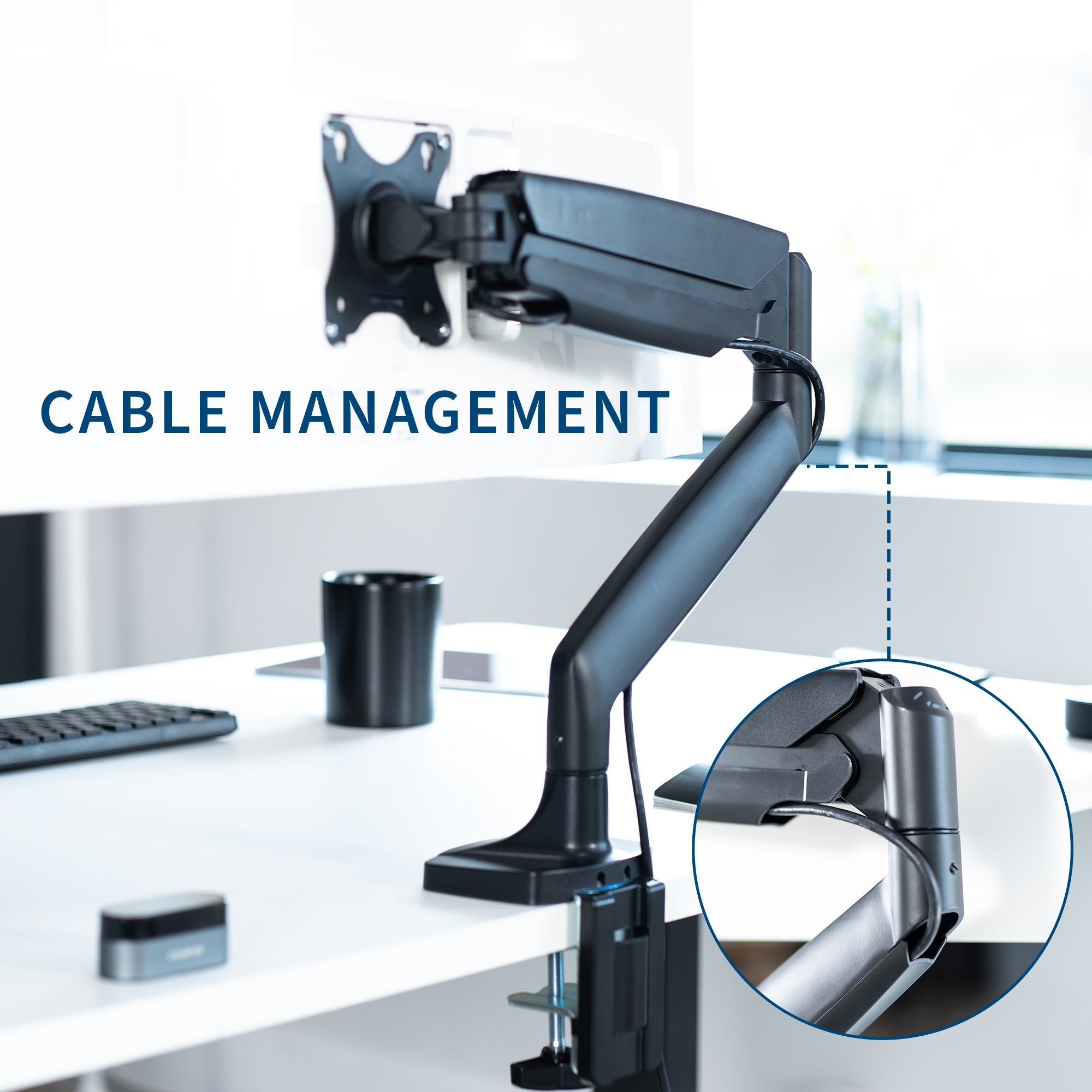 VIVO Premium Aluminum Heavy Duty Single Monitor Arm for Ultrawide Monitors