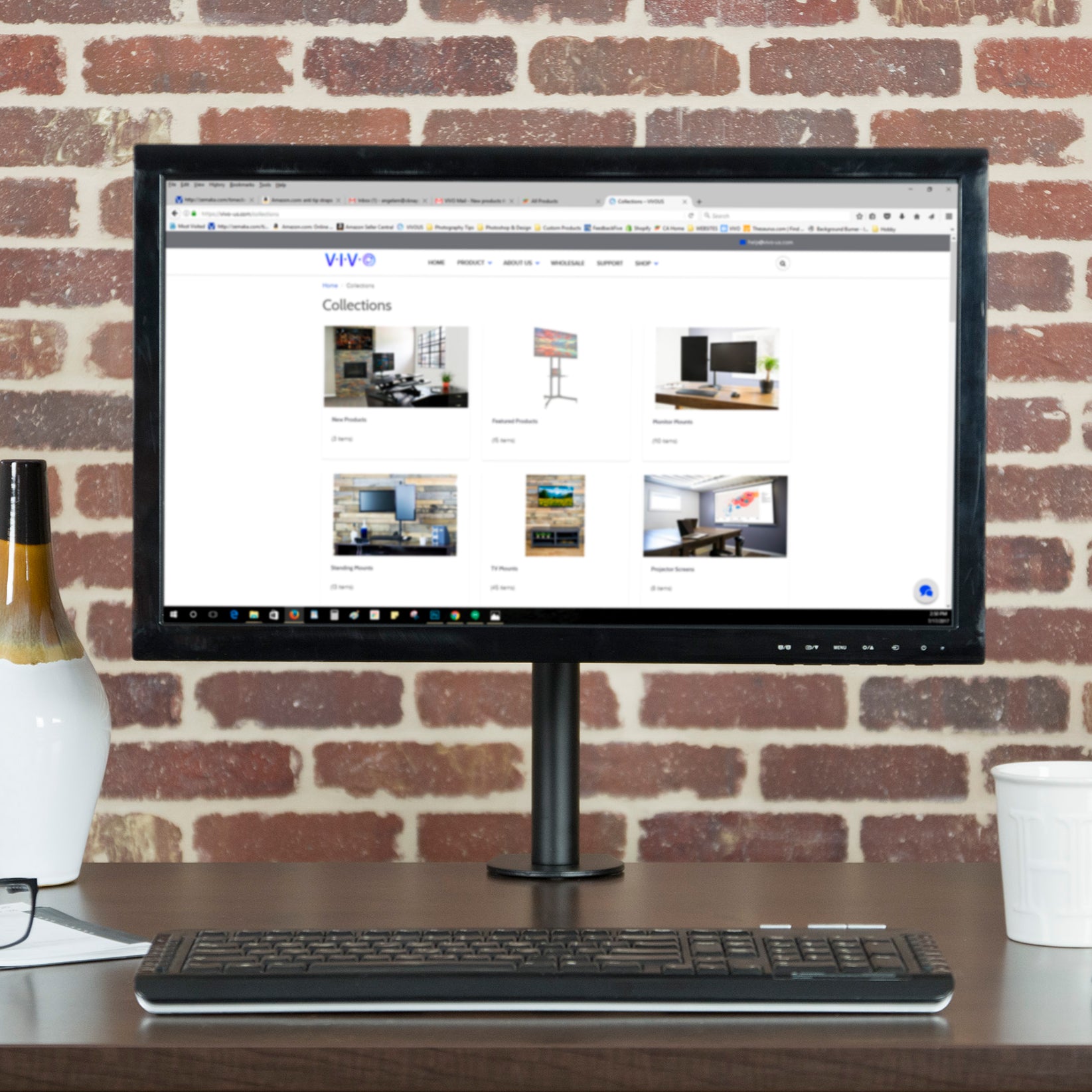 Single Monitor Desk Mount