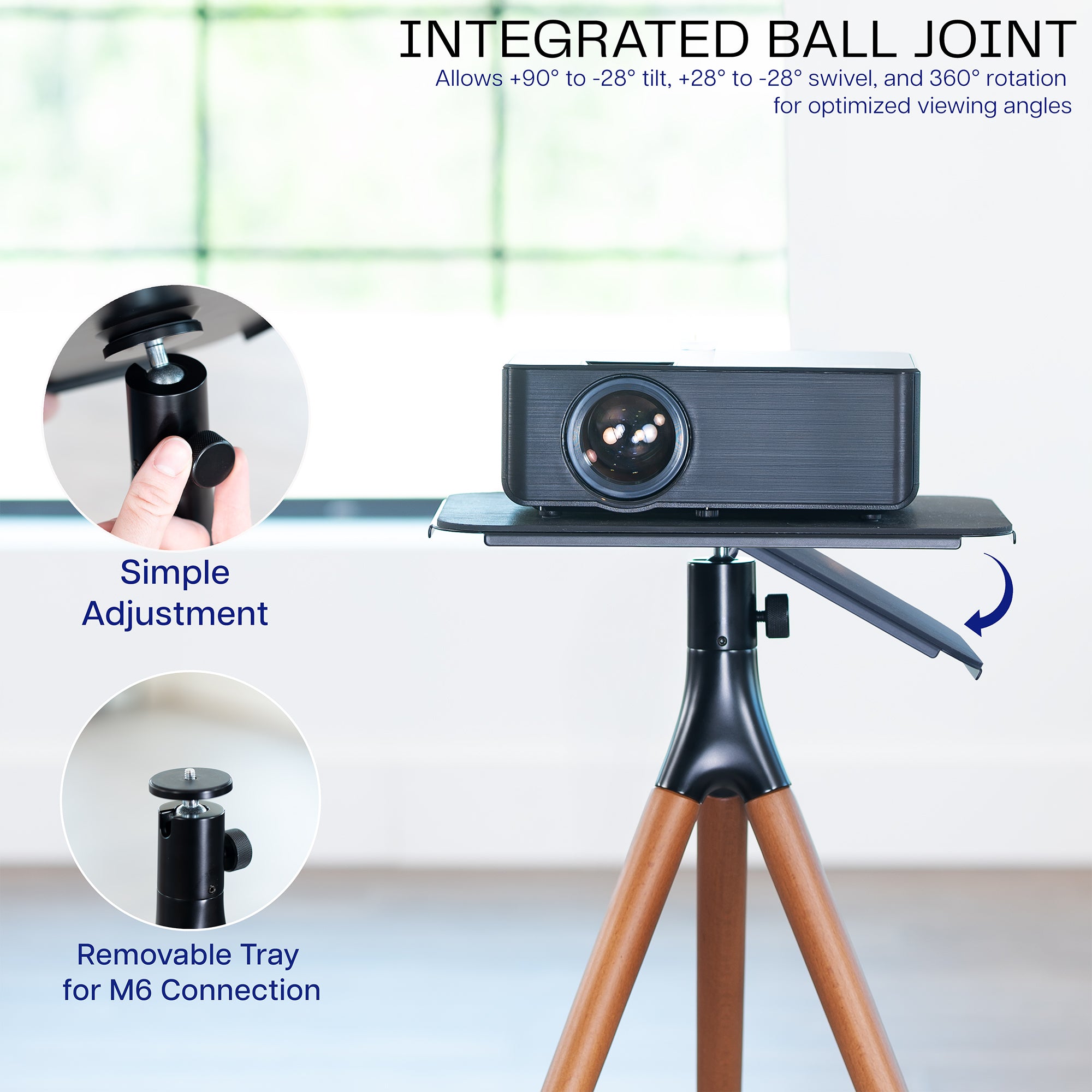 Dark Walnut Easel Studio Projector Stand