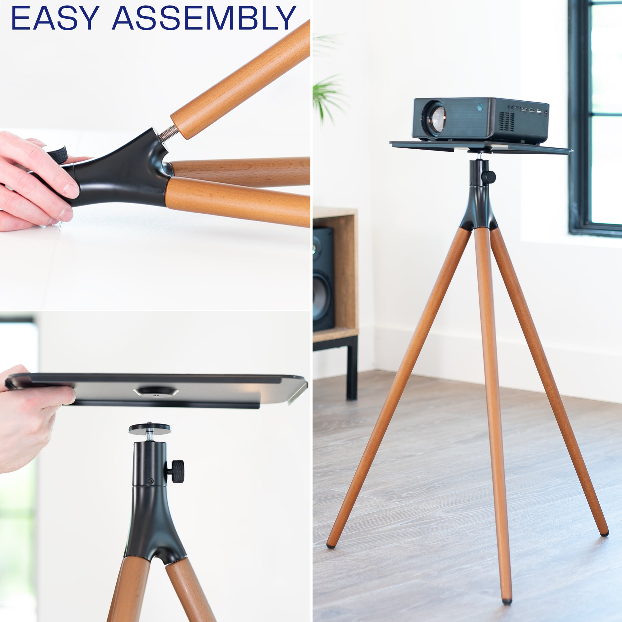 Dark Walnut Easel Studio Projector Stand