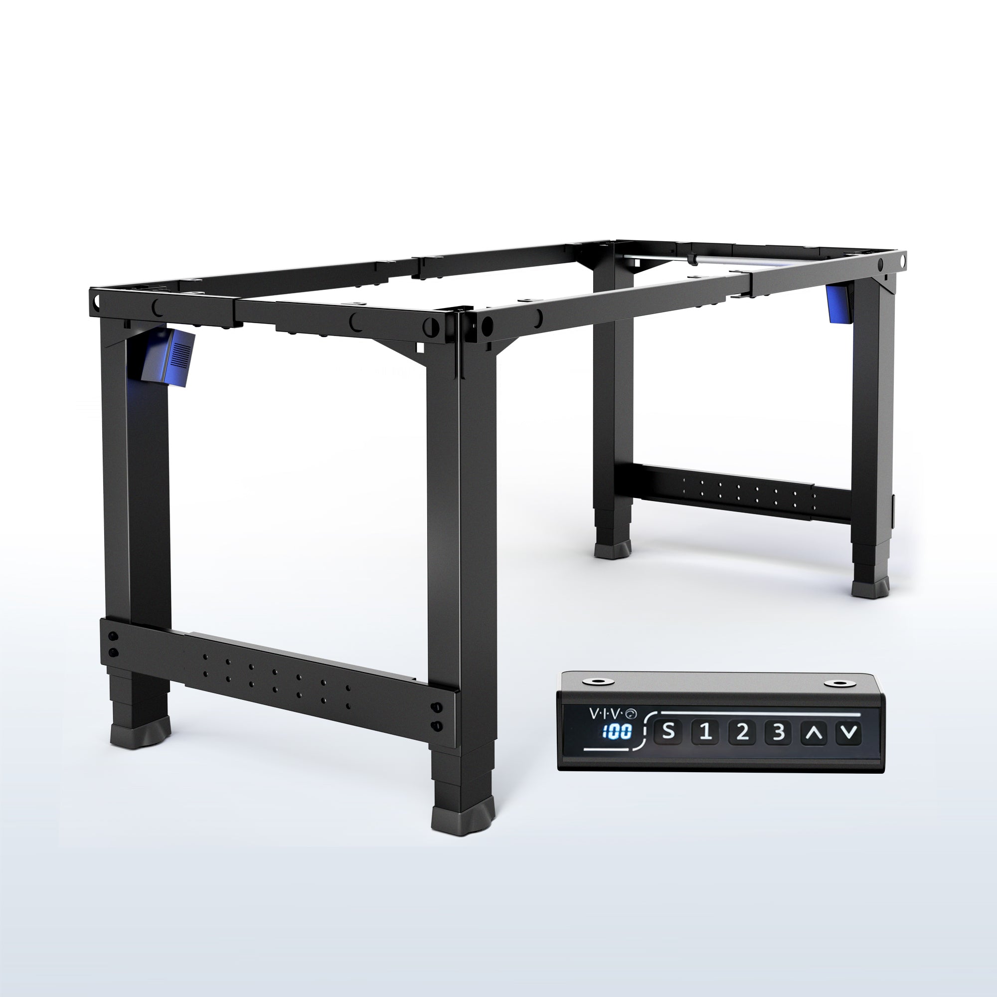 Premium Electric 4-Leg Dual Motor Desk Frame