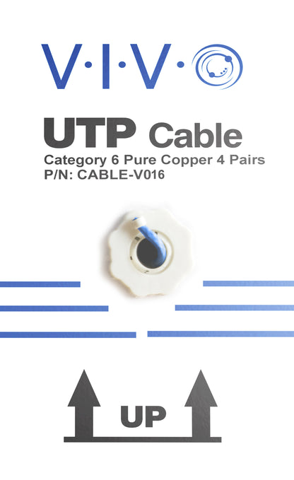 Blue 250ft Cat6 Full Copper Indoor Ethernet Cable