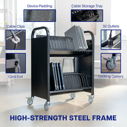 32-Bay Laptop and Table Open Charging Station