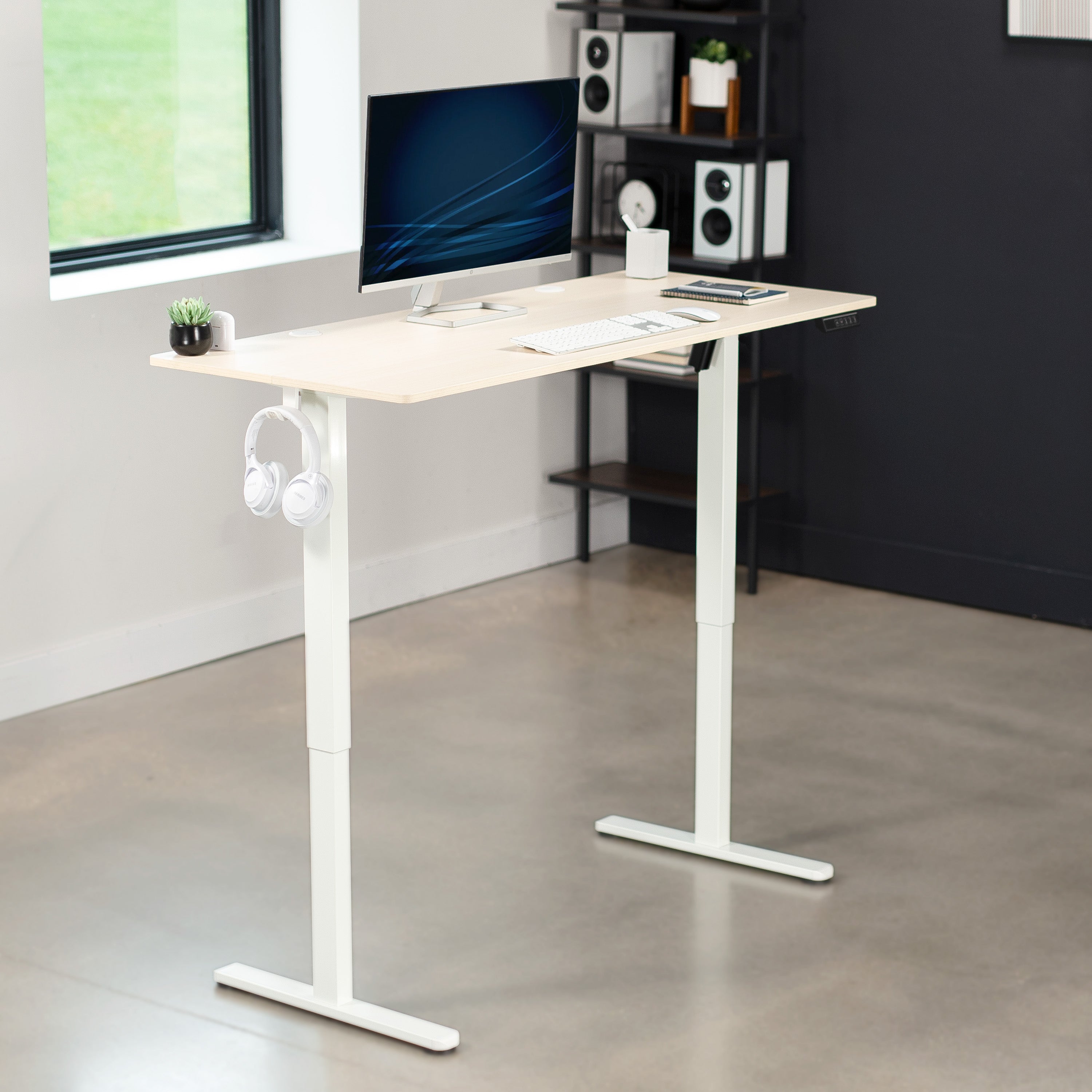 55" x 24" Electric Sit Stand Desk, Height Adjustable Workstation