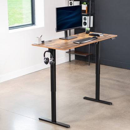 55" x 24" Electric Sit Stand Desk, Height Adjustable Workstation