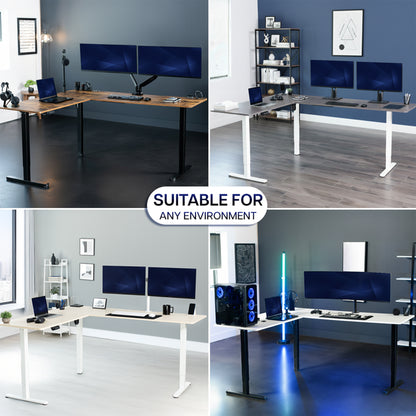 E3 Series - Corner Electric Single Motor Desk Frame