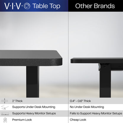 60 x 30 inch electric desk featuring easy height adjustment with the simple 2-button controller