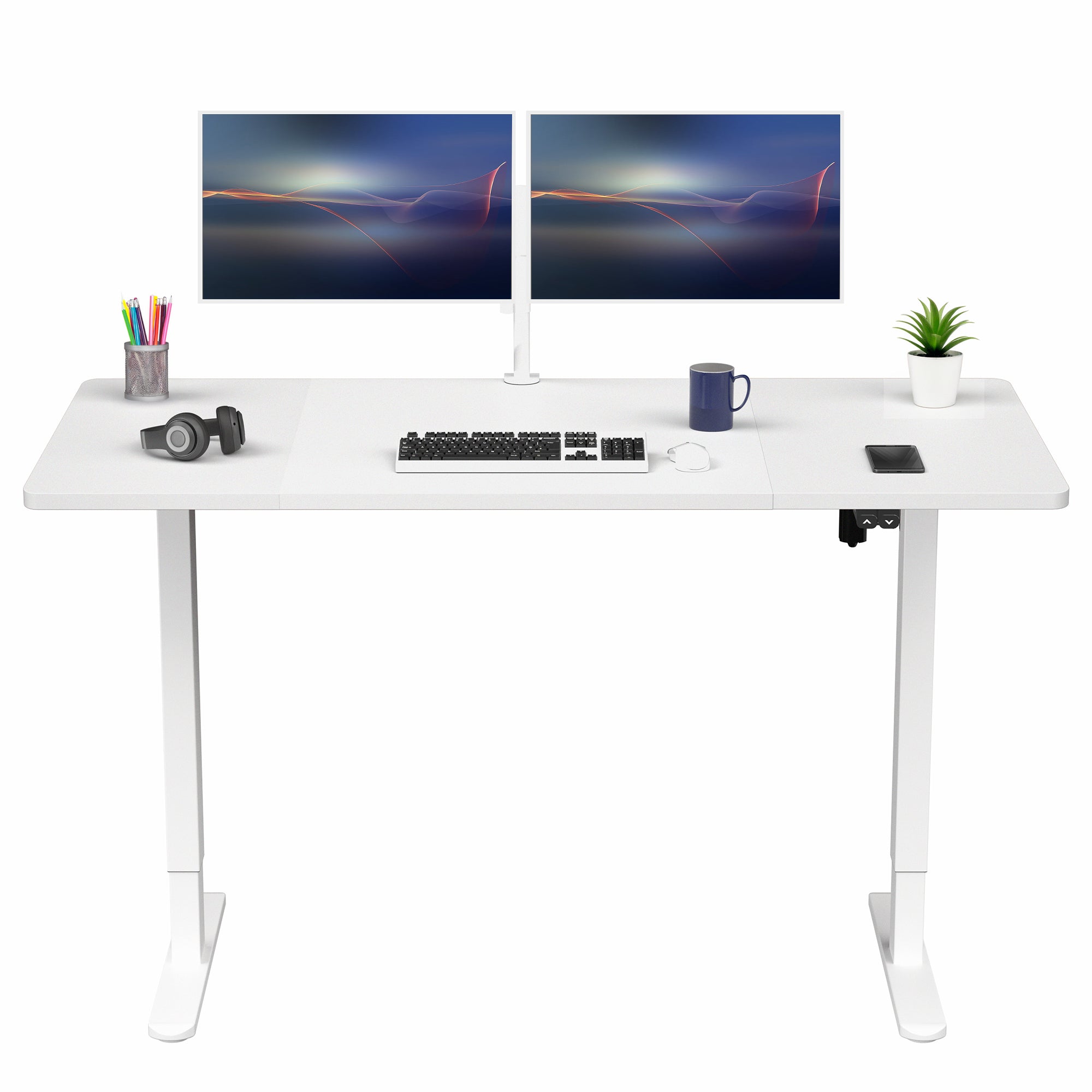 60" x 30" Height Adjustable Electric Desk