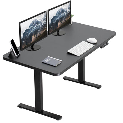 1B Series - Single Motor Electric Desk with Push Button Memory Controller