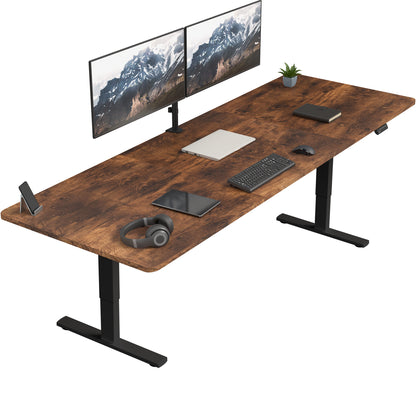 1B Split Top Series - Single Motor Electric Desk with Push Button Memory Controller