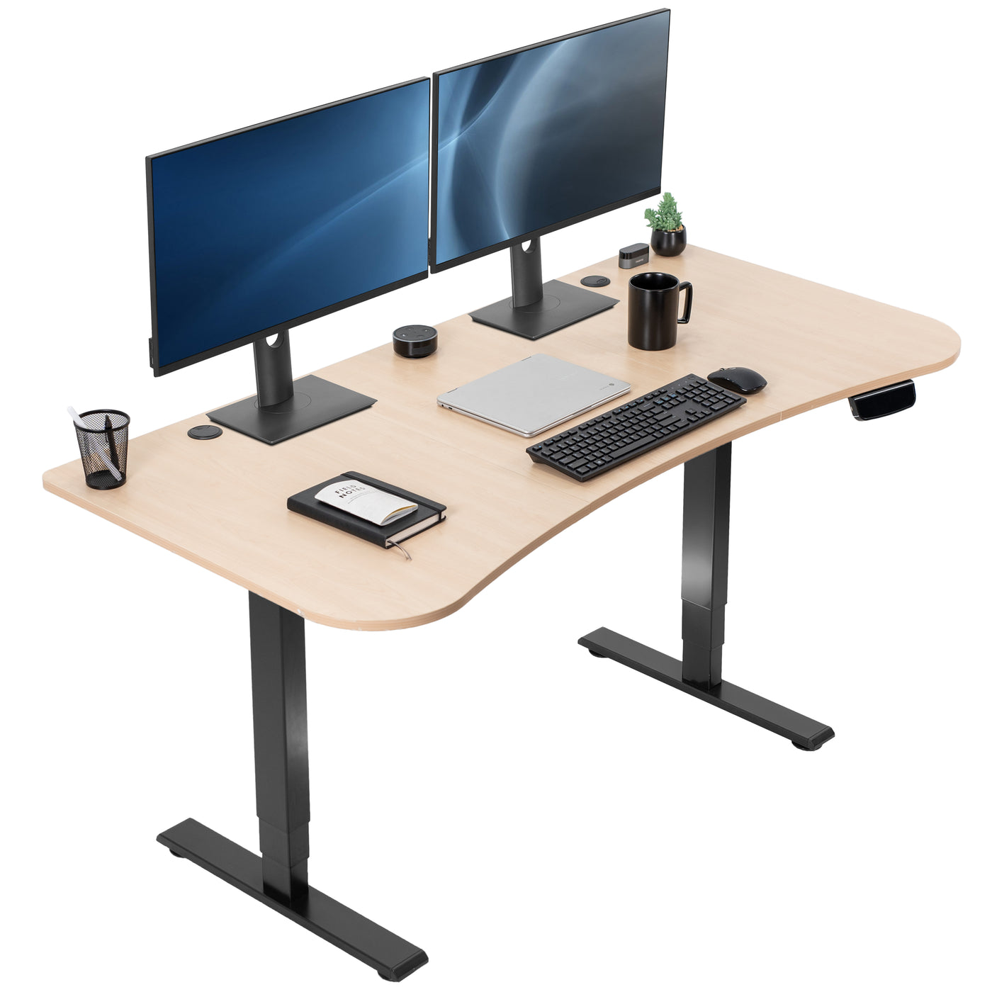 63” x 32” Electric Height Adjustable Stand Up Desk