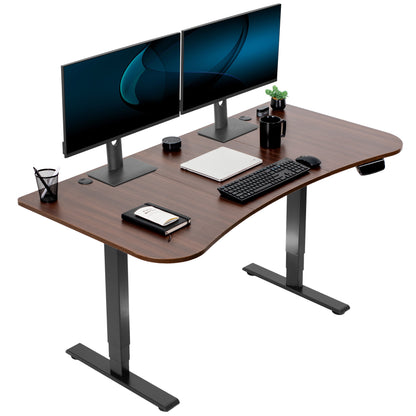 63” x 32” Electric Height Adjustable Stand Up Desk