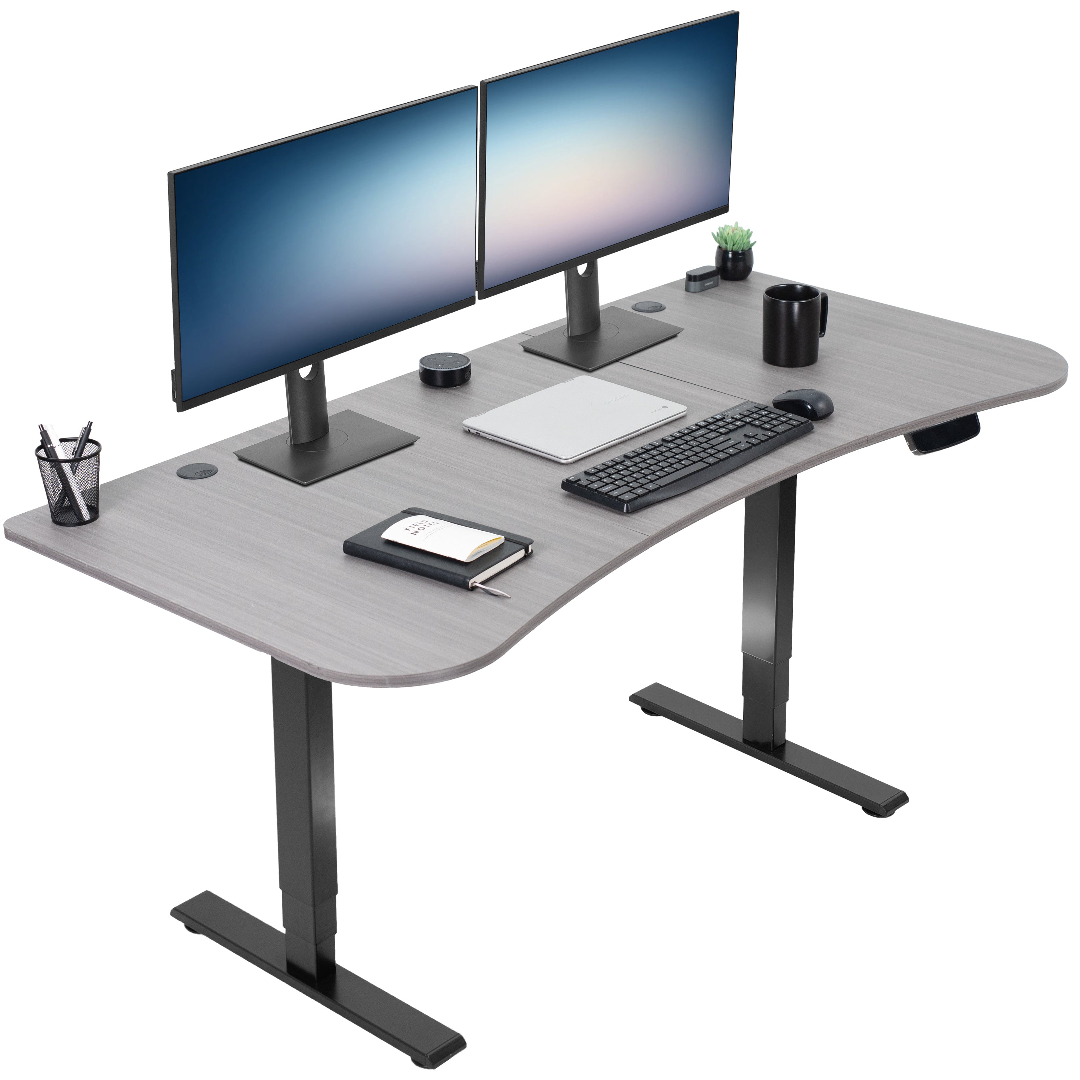 63” x 32” Electric Height Adjustable Stand Up Desk