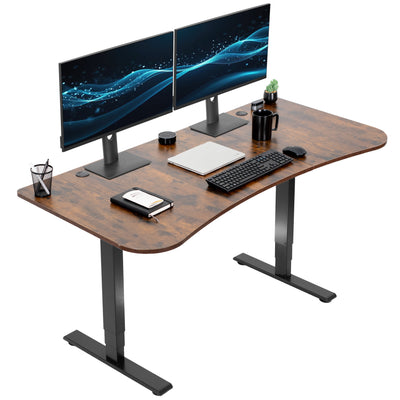 63” x 32” Electric Height Adjustable Stand Up Desk
