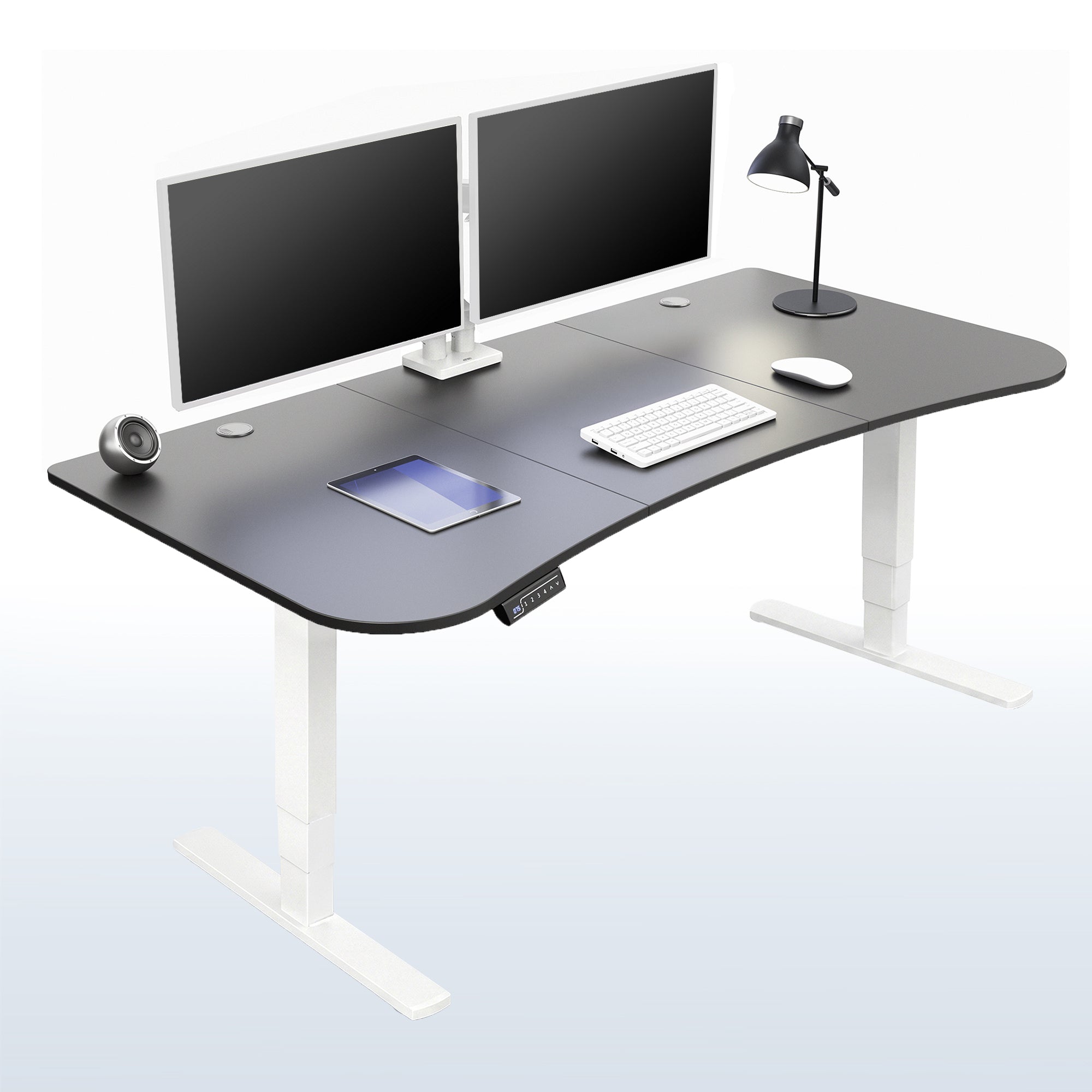 63” x 32” Electric Height Adjustable Stand Up Desk