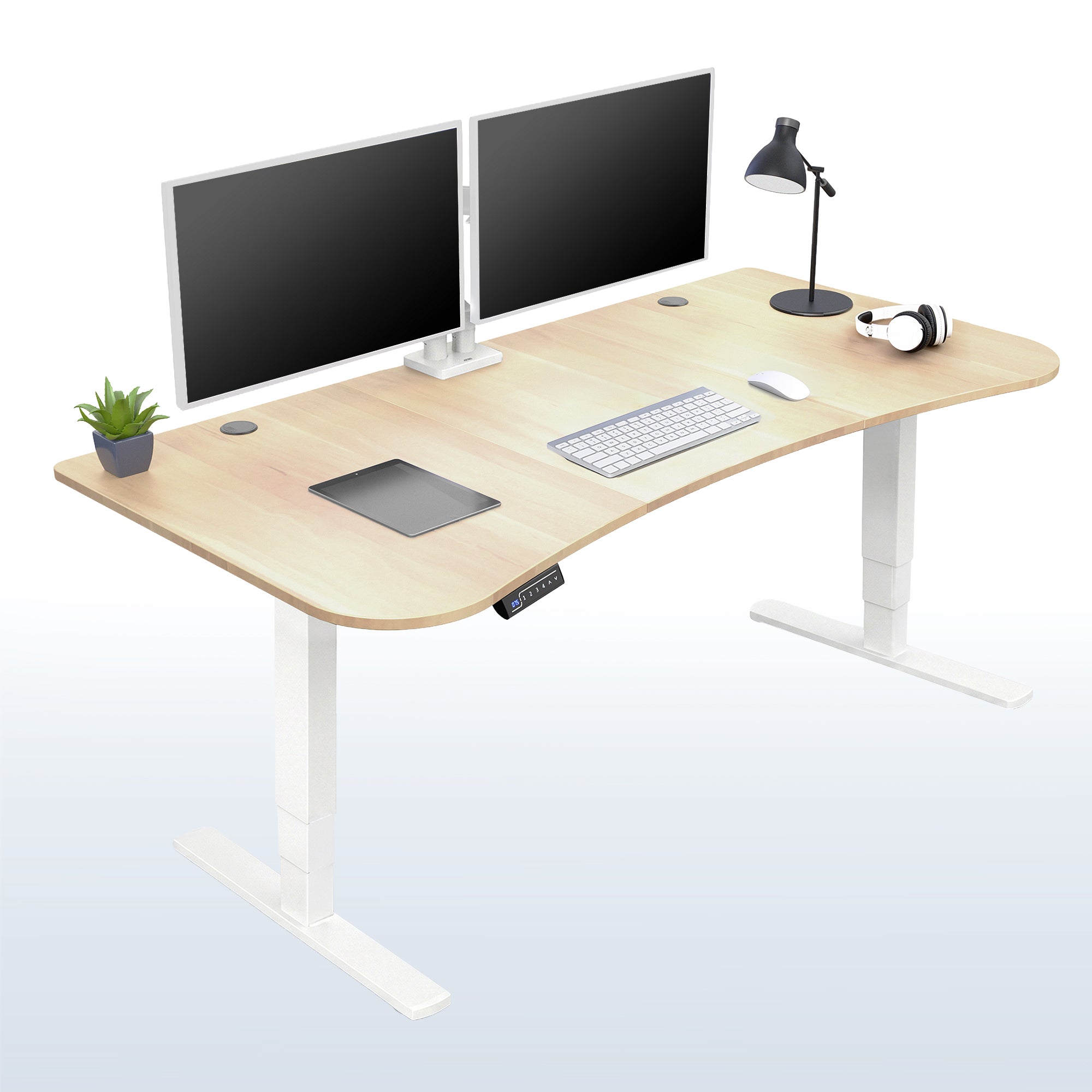 63” x 32” Electric Height Adjustable Stand Up Desk