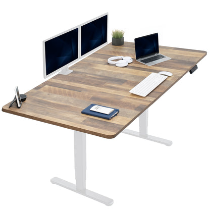 71" x 36" Electric Desk provides a convenient sit and stand workstation for the home or office.