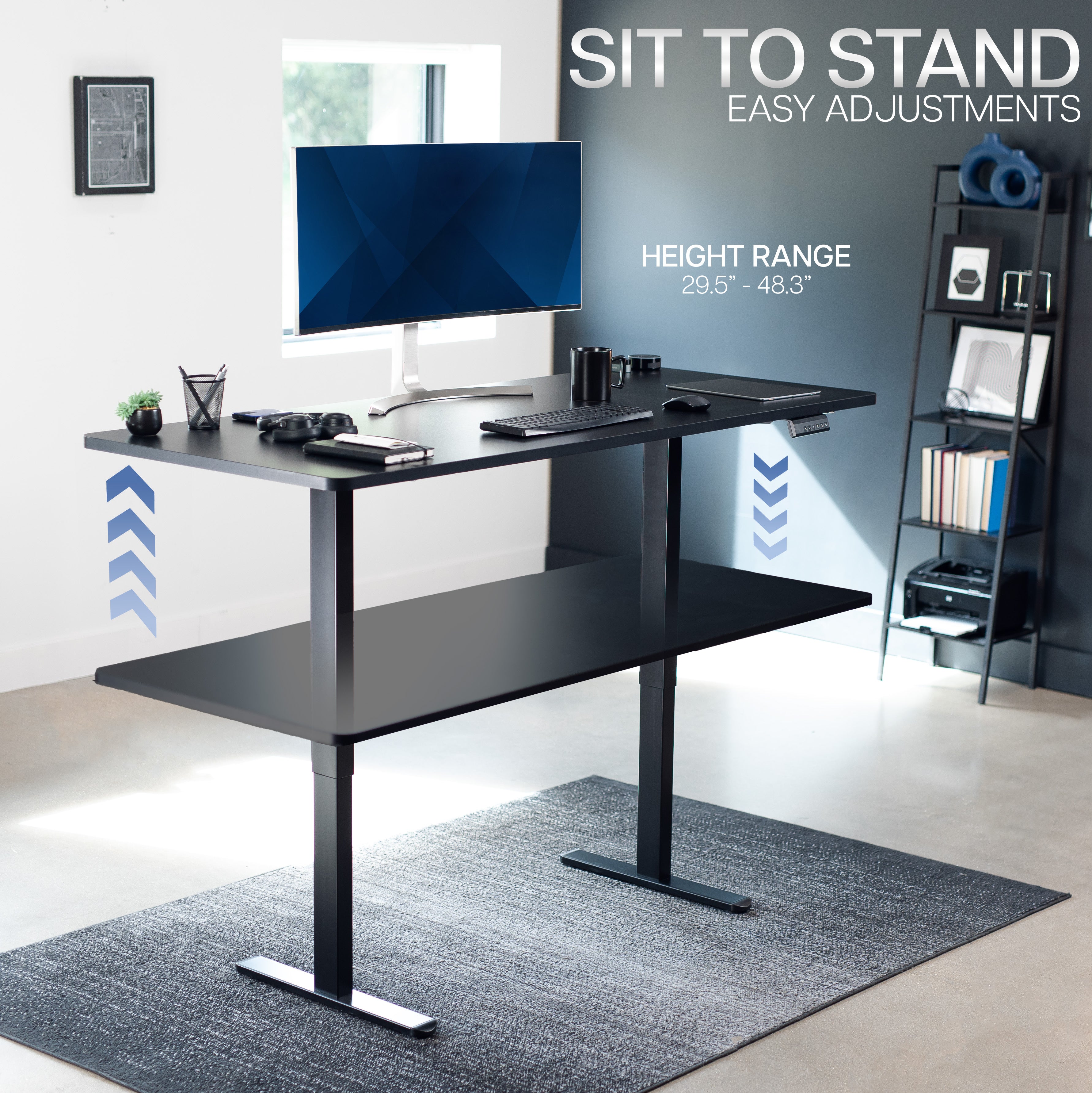 71" x 30" Dual Motor Electric Desk