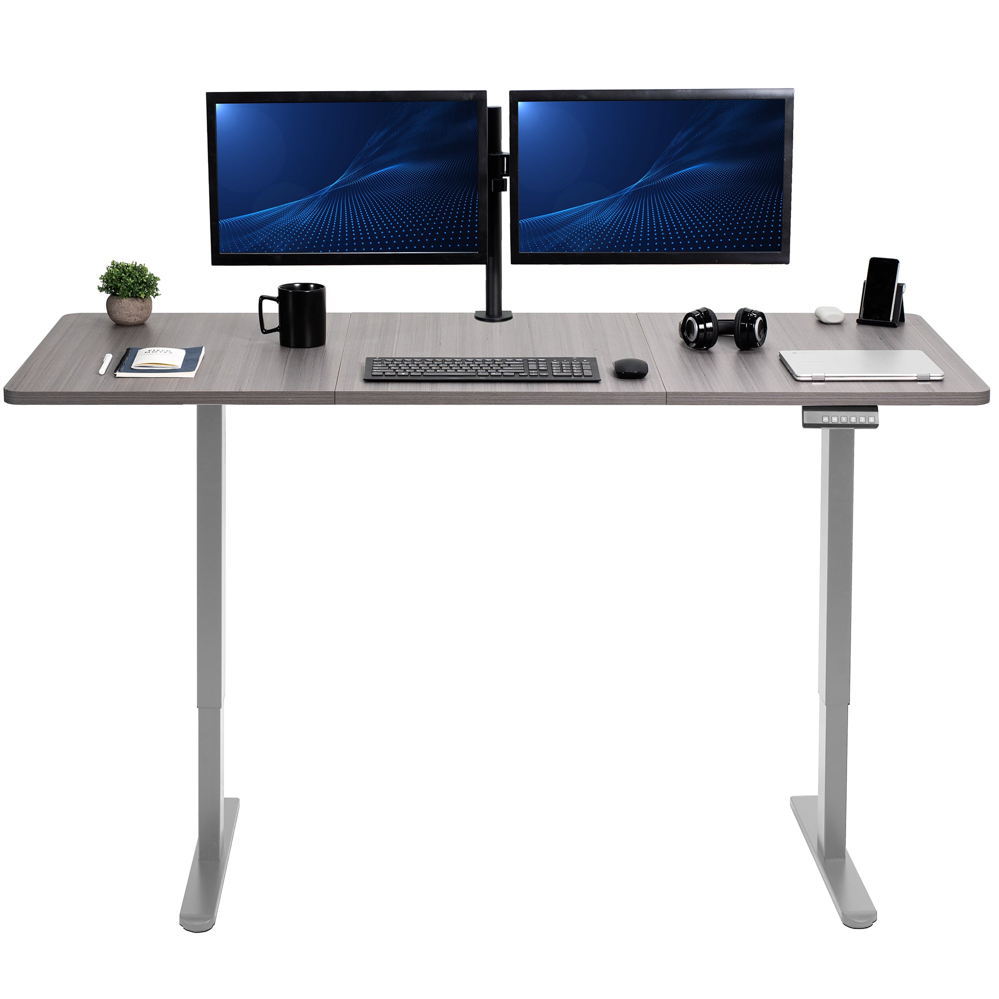 Electric Height Adjustable 71 x 30 inch Stand Up Desk