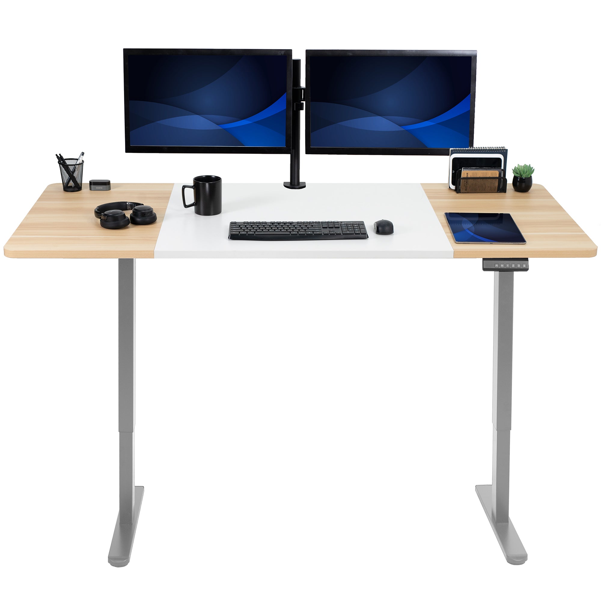 Electric Height Adjustable 71 x 30 inch Stand Up Desk