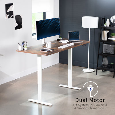 Electric Height Adjustable 71 x 30 inch Stand Up Desk