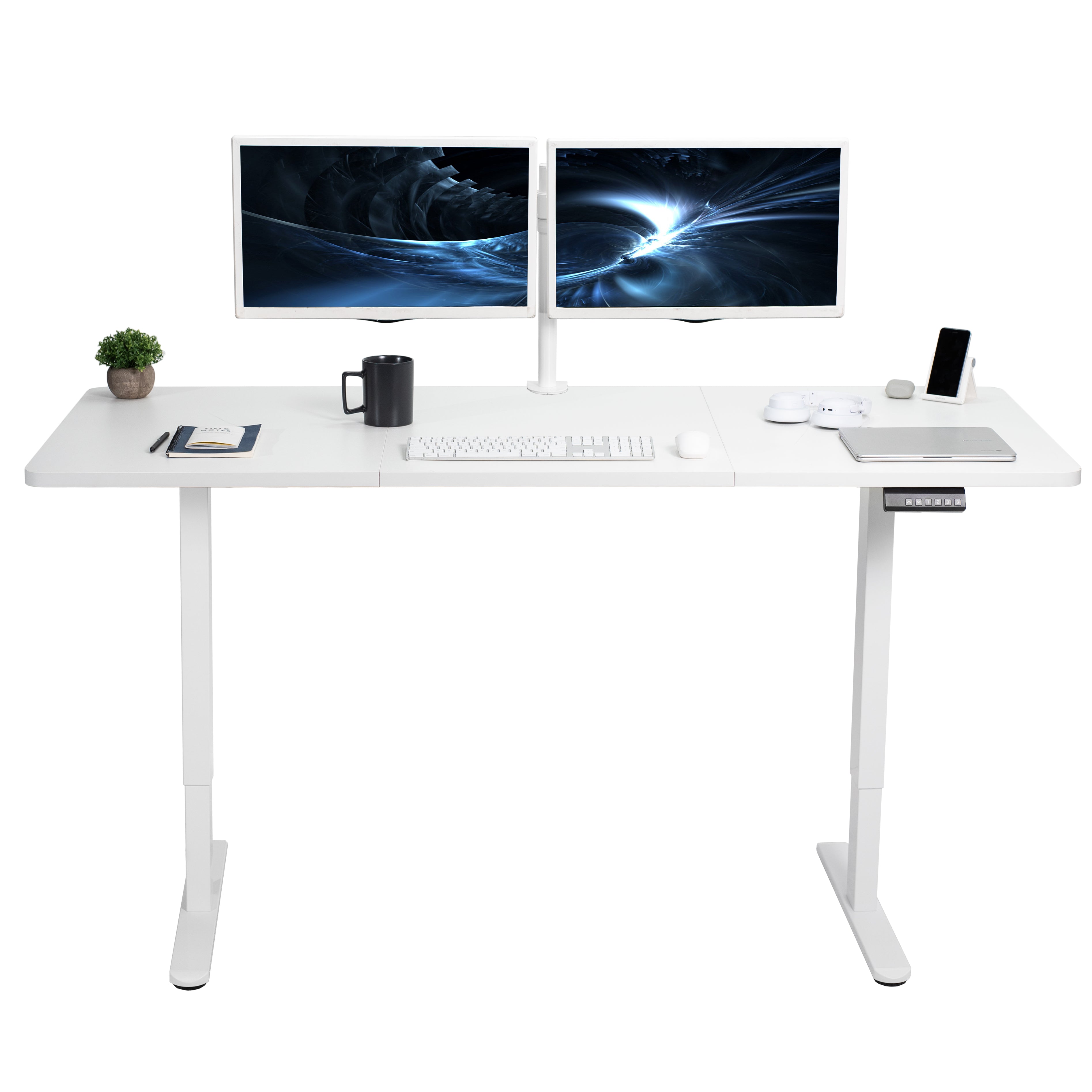 Electric Height Adjustable 71 x 30 inch Stand Up Desk