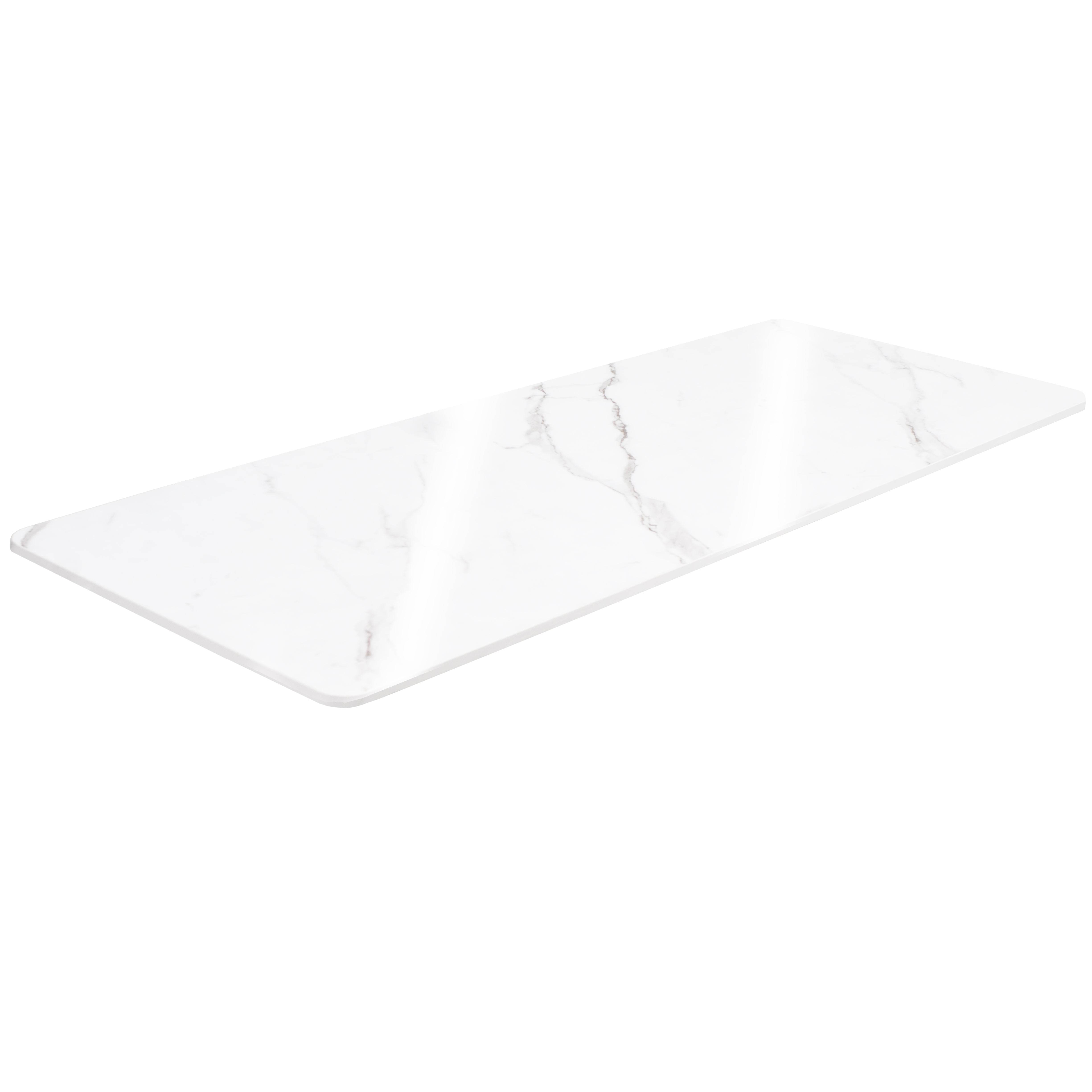 Sturdy desk tabletop for sit or stand electric or manual desk frames.