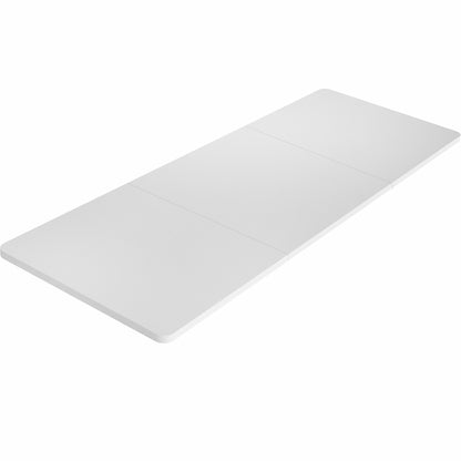 83 x 30 inch durable desk tabletop workstation with wide 3-panel surface space.