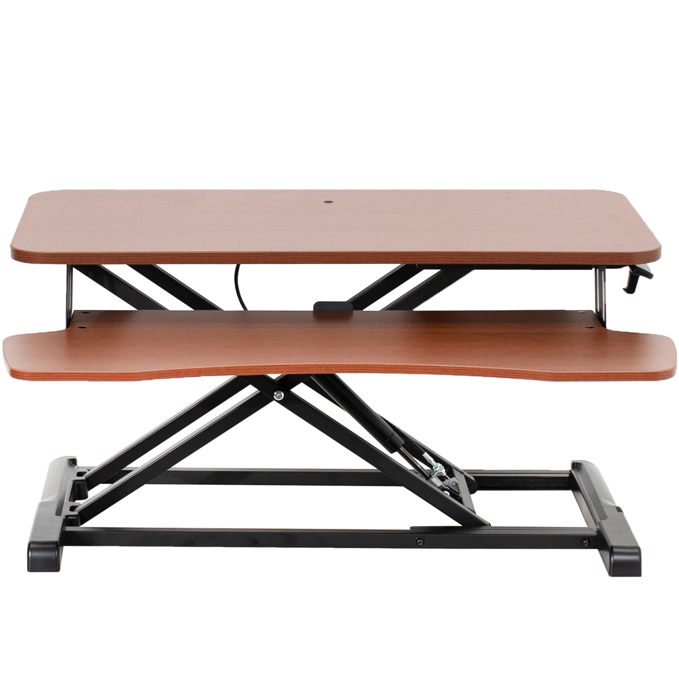 Adjustable sit-to-stand table-top desk riser. 