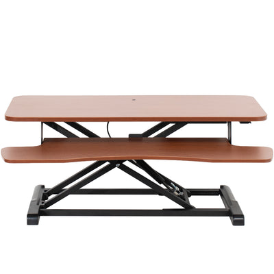 Adjustable sit-to-stand table-top desk riser. 