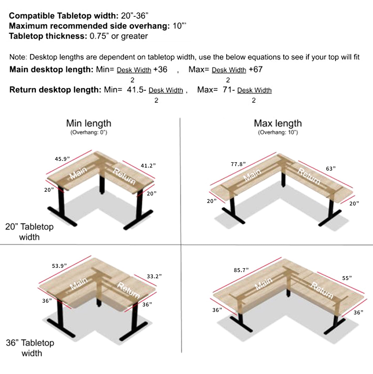 Electric Multi Motor Height Adjustable Corner 3 Leg Standing Desk Frame for creating your own standing desk.