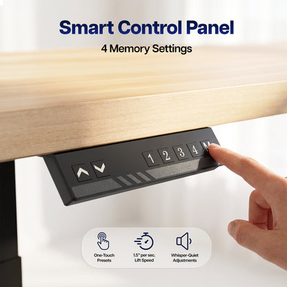 Electric Multi Motor Corner Desk Frame with Memory Controller
