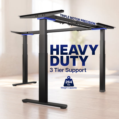 Electric Multi Motor Corner Desk Frame with Memory Controller