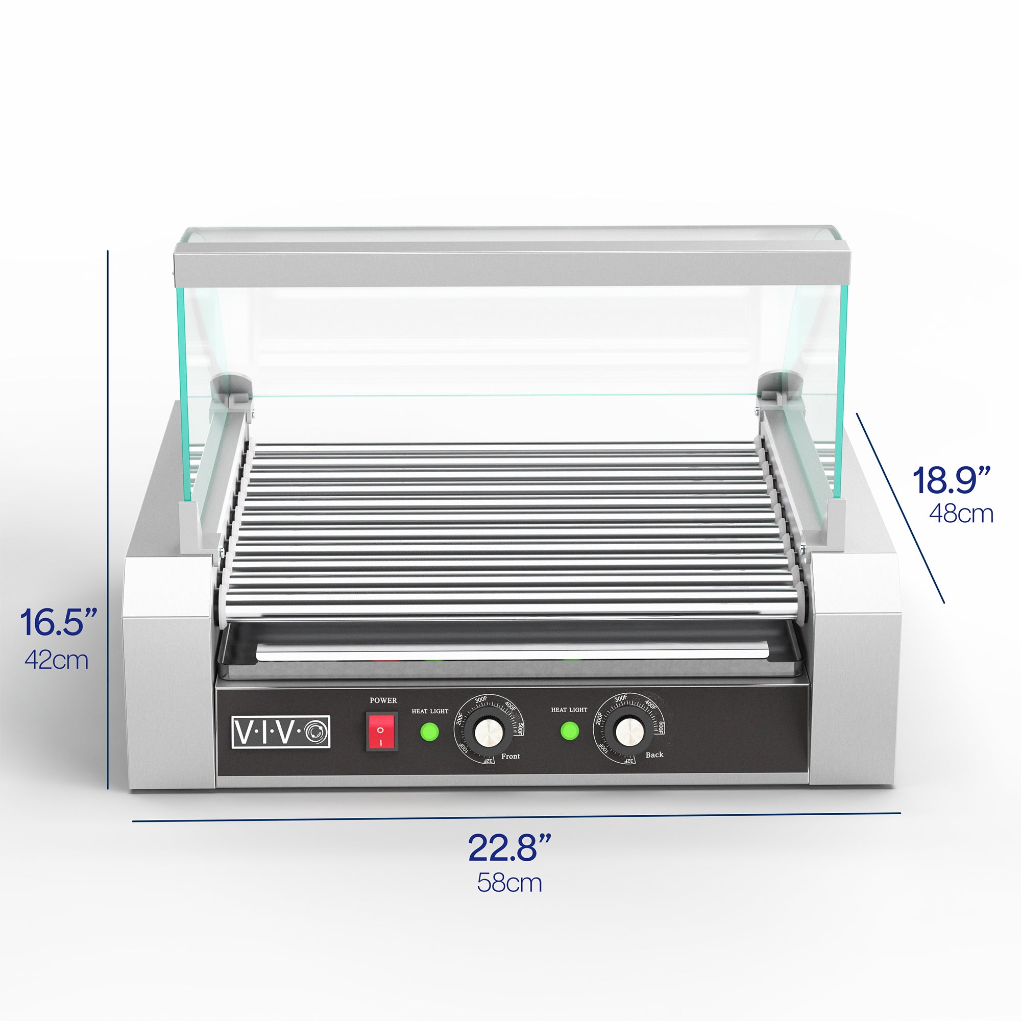 Electric Hot Dog Machine with Sanitation Hood