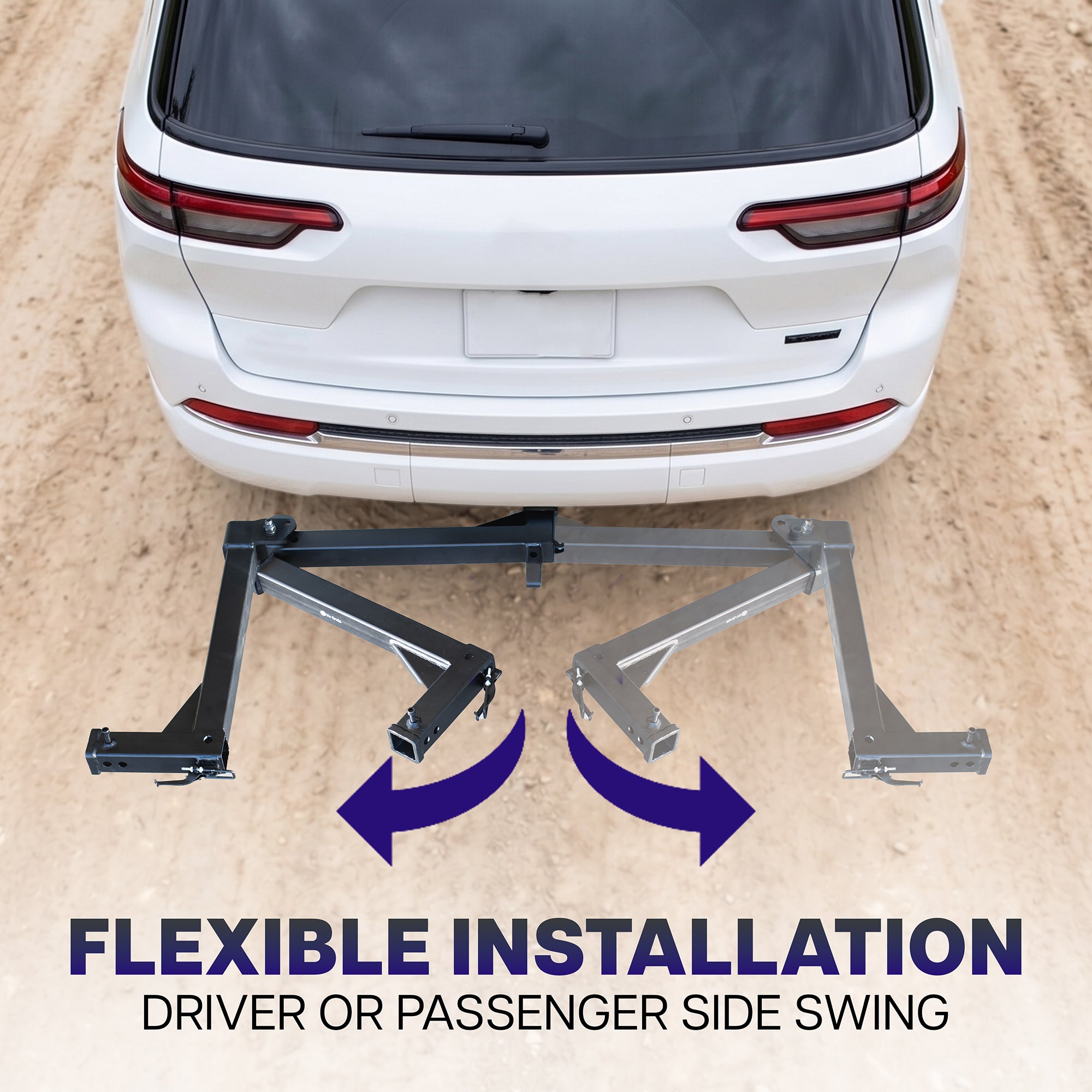 Life Finds by VIVO Heavy Duty Universal Truck Swing Hitch