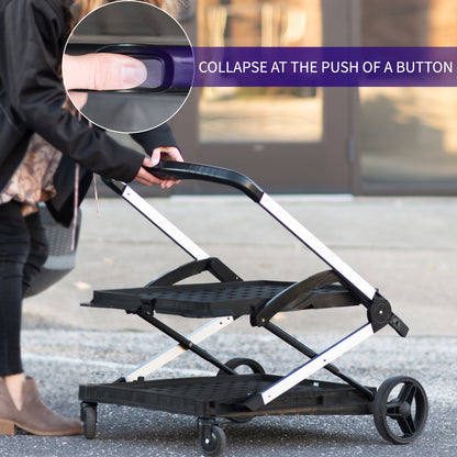 Convenient mobile collapsible shopping cart.