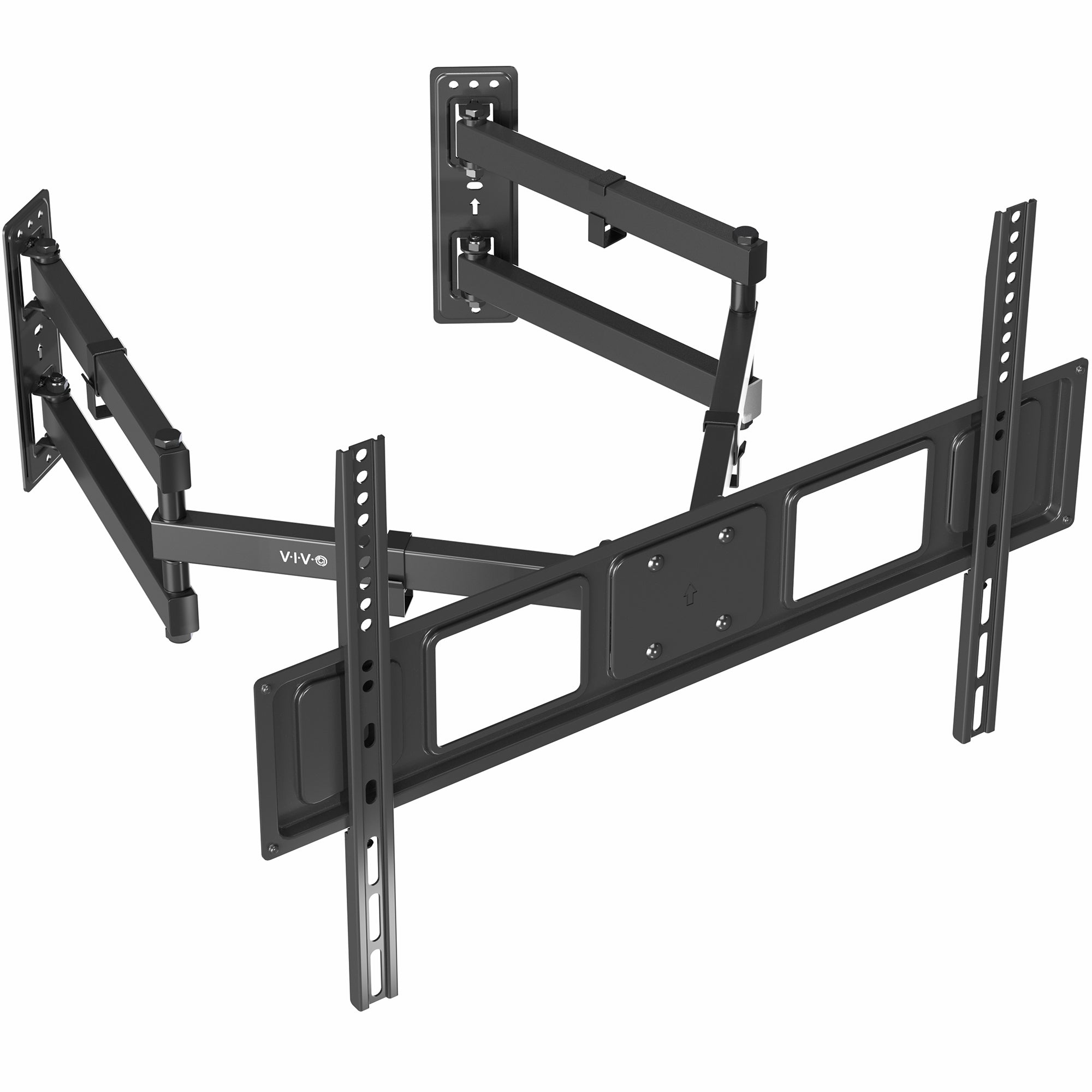 Sturdy corner wall TV mount.