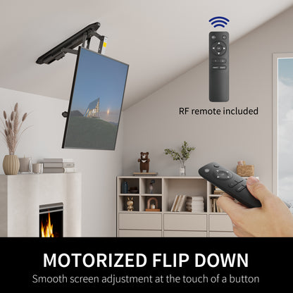 Electric flip-down ceiling TV mount from VIVO.